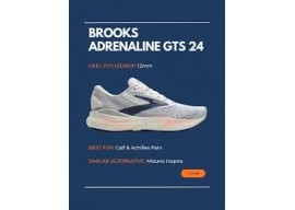 کفش رانینگ بروکس مدل Adrenaline GTS24 سرمه ای مستر کوالیتی